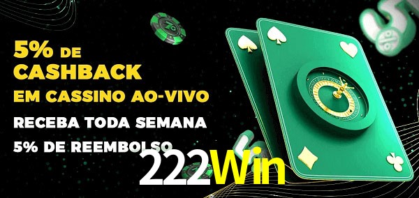 Promoções do cassino ao Vivo 222Win